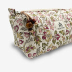 Bolsa de maquillaje acolchada Giverny Musgo