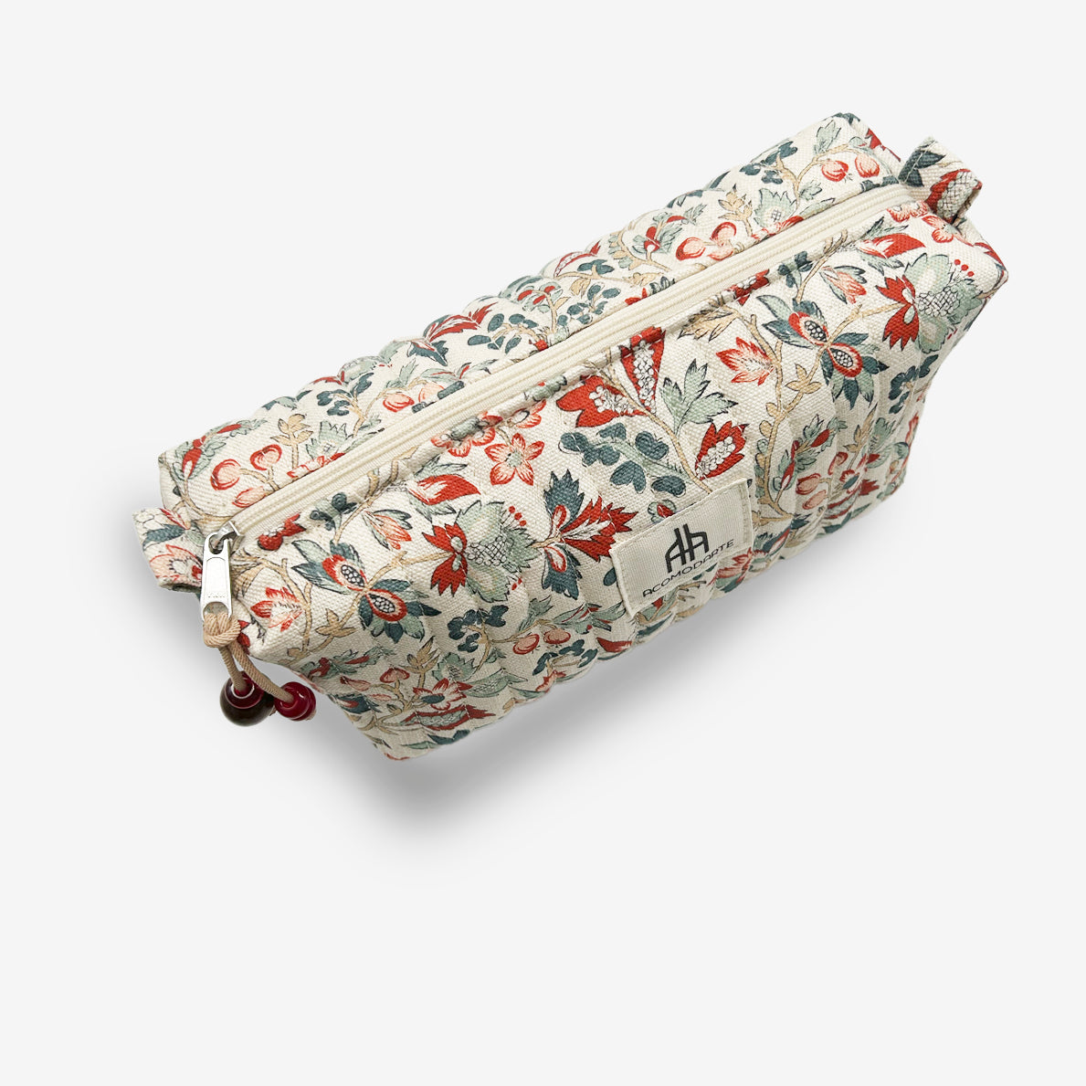 Bolsa de maquillaje acolchado Giverny Teja
