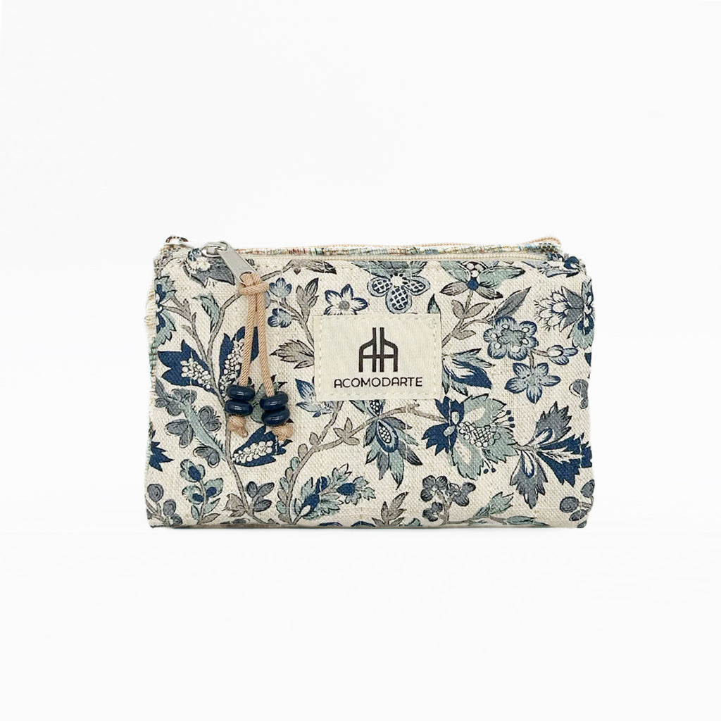Mini Neceser acolchado Giverny Azul