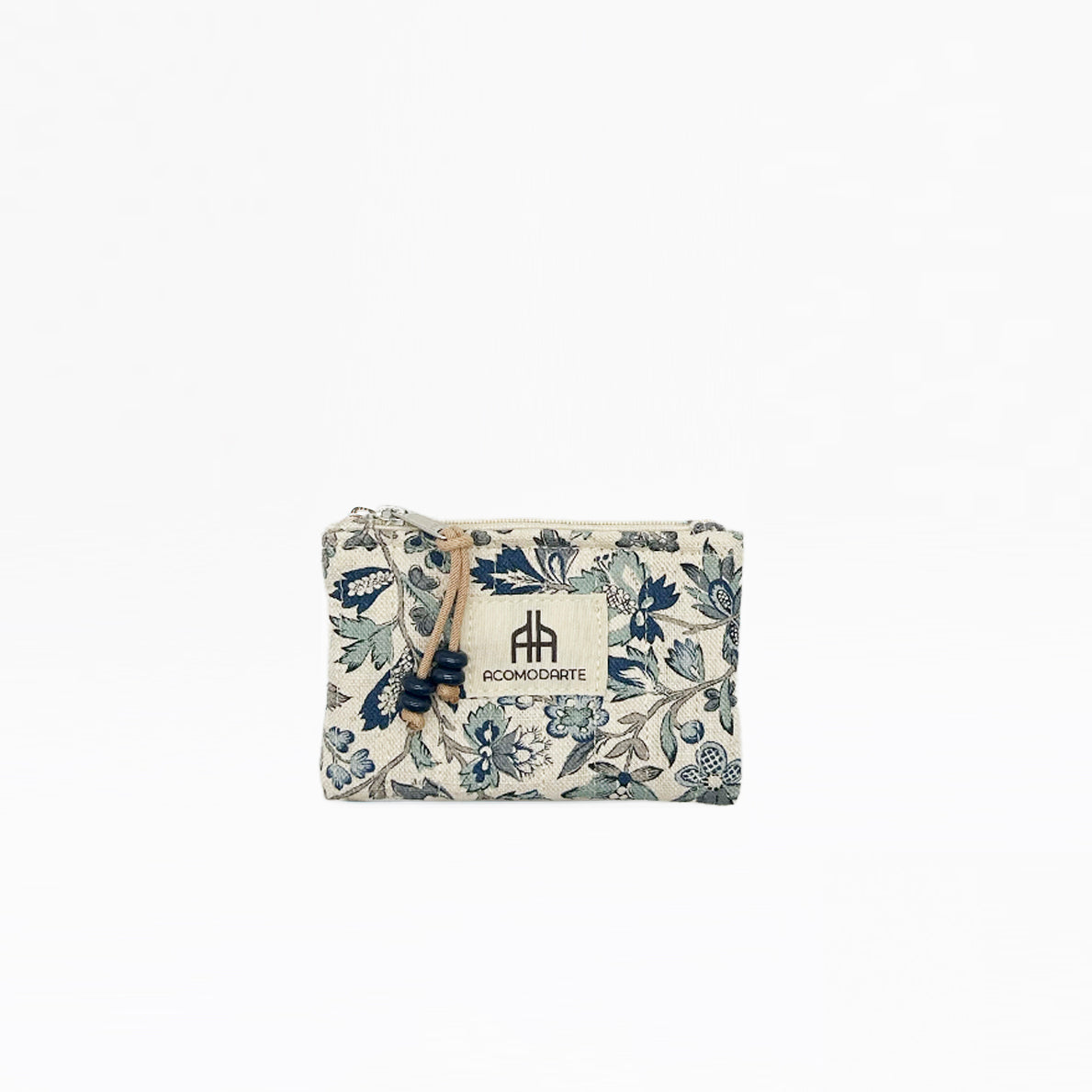 Monedero acolchado Giverny Azul