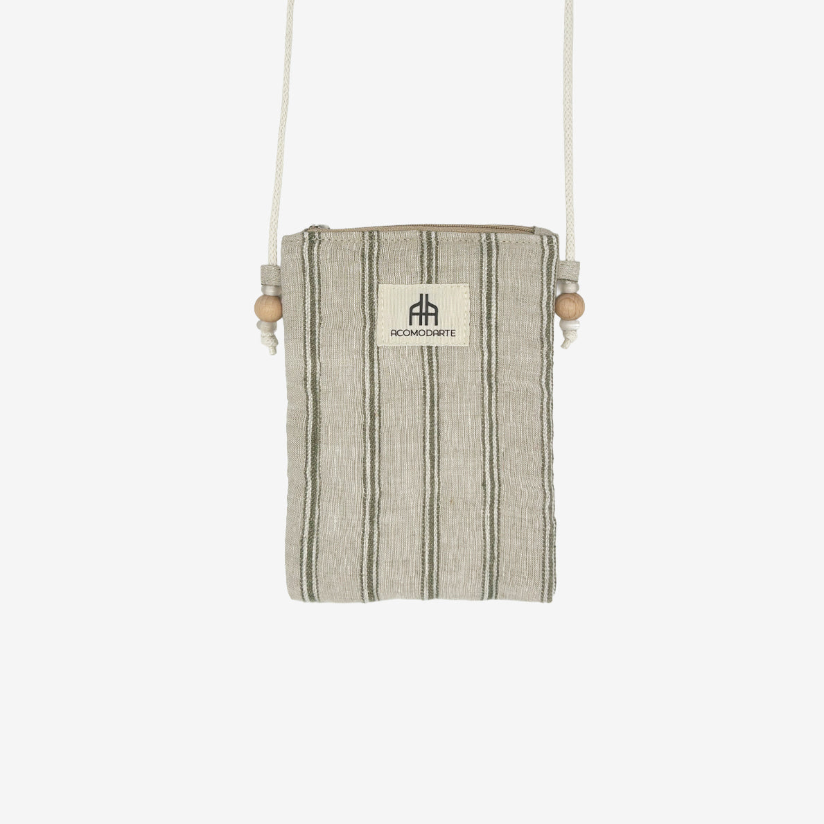 Bolso acolchado para Teléfono Flandes Musgo