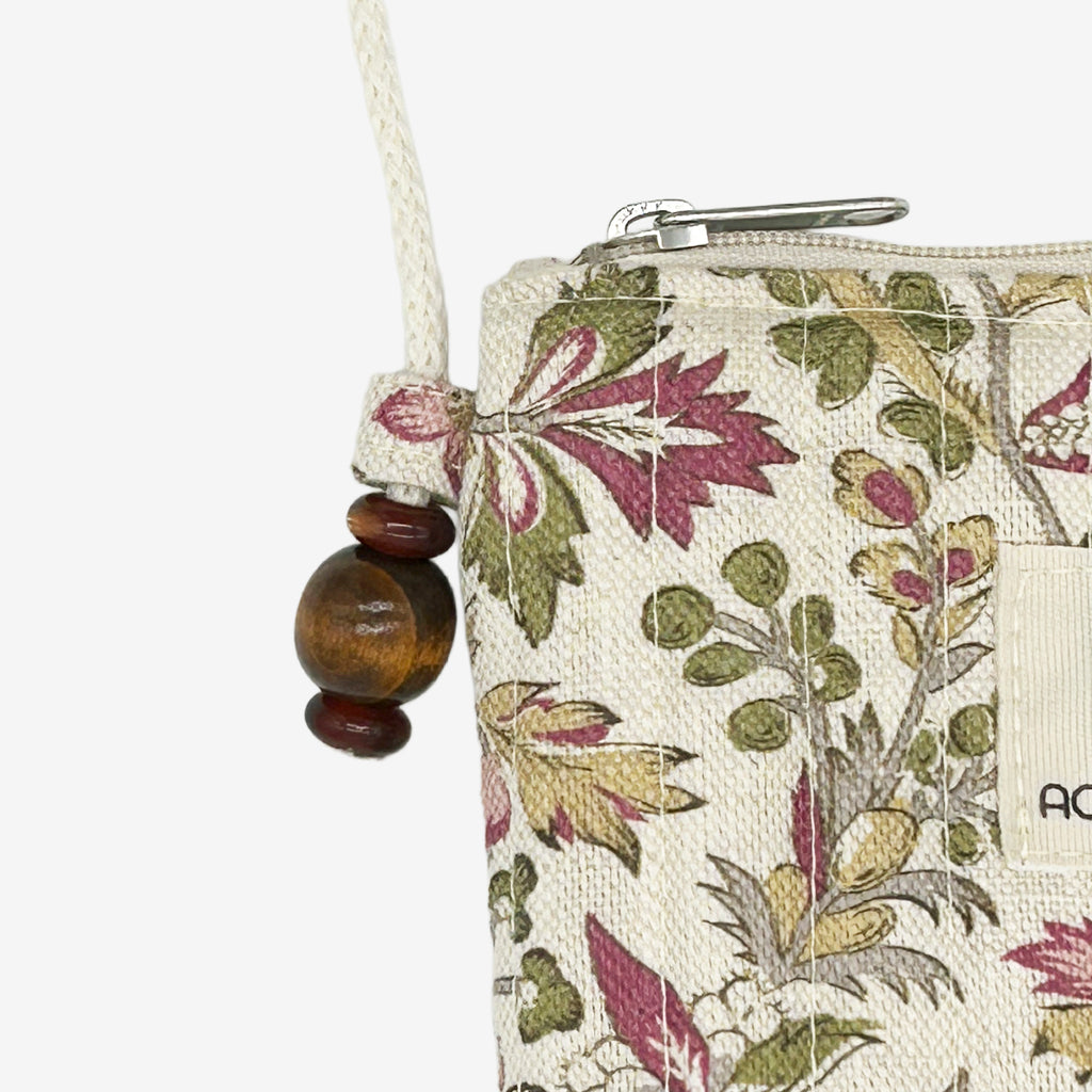 Bolso acolchado para Teléfono Giverny Musgo