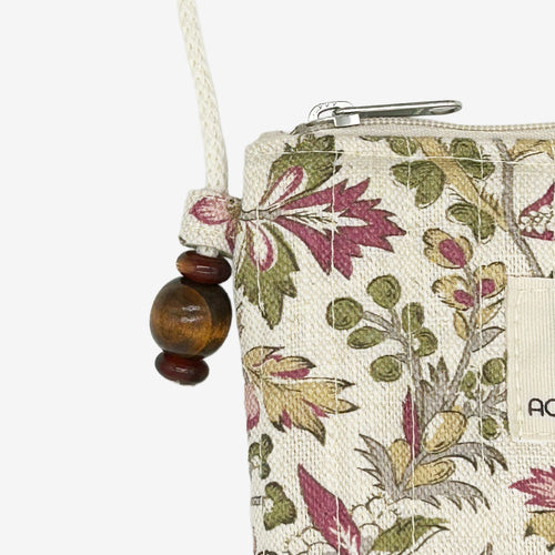 Bolso acolchado para Teléfono Giverny Musgo
