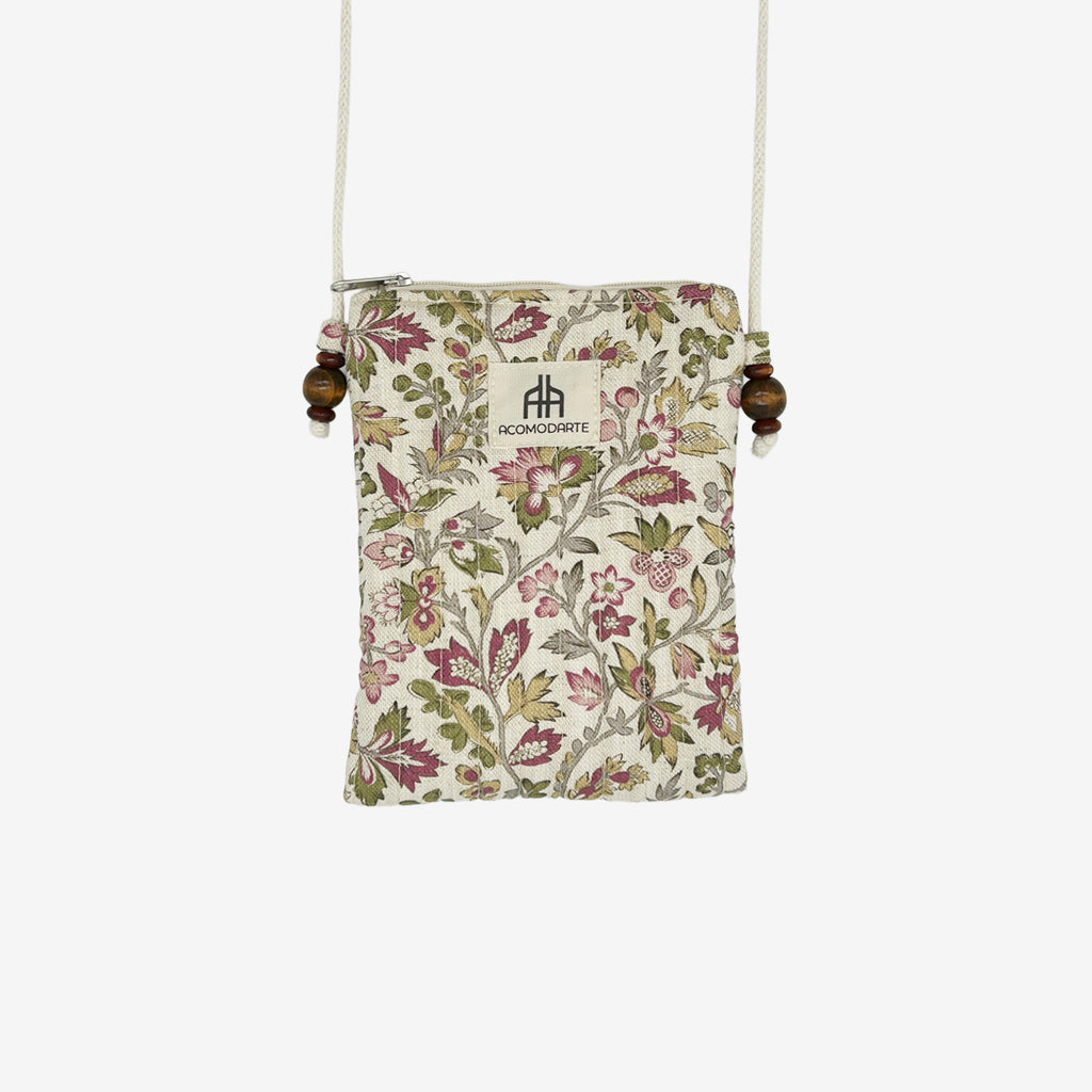 Bolso acolchado para Teléfono Giverny Musgo