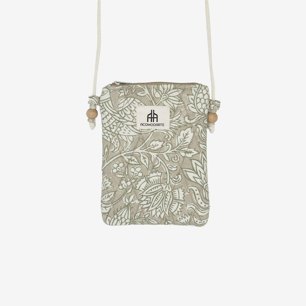 Bolso acolchado para Teléfono Jade Verde
