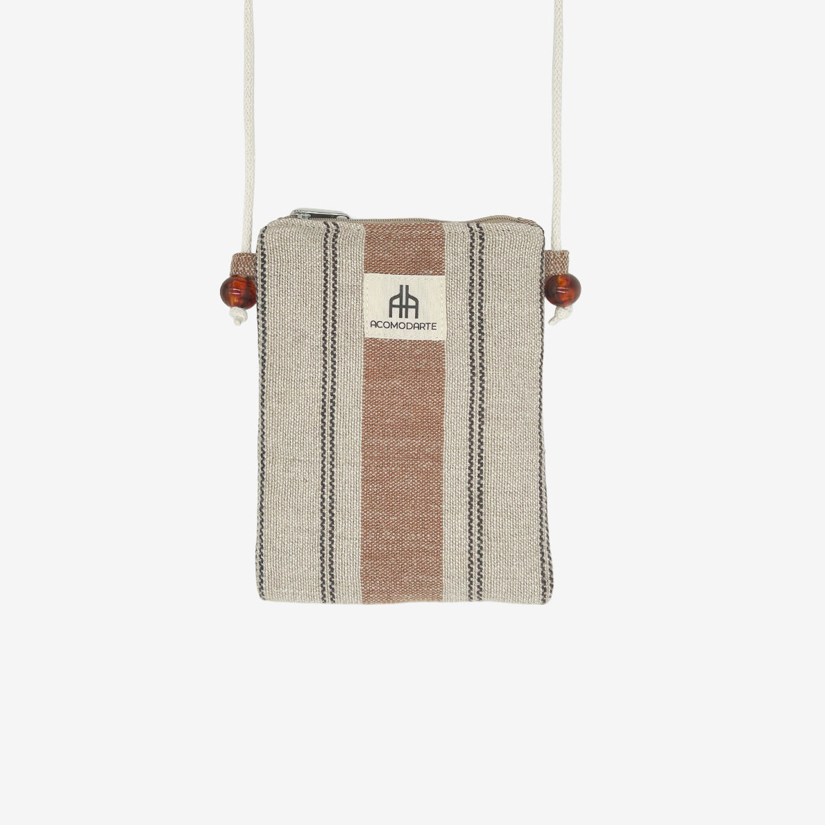 Bolso acolchado para Teléfono Atlas Marrón