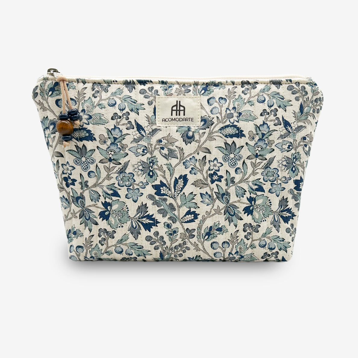 Neceser grande acolchado Giverny Azul