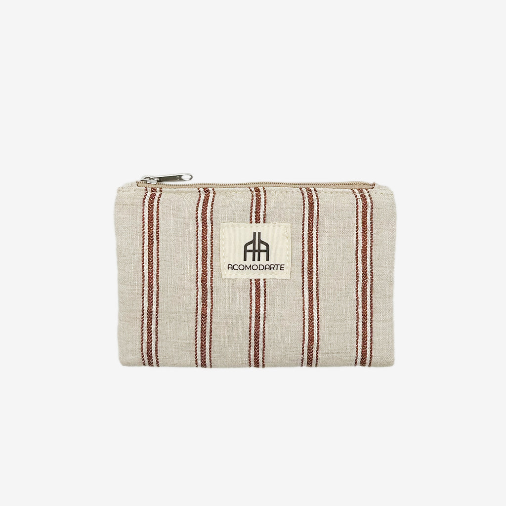 Mini Neceser acolchado Flandes Teja