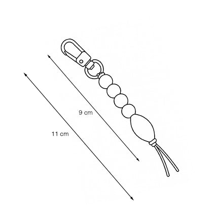 Llavero - tirador joya multicolor Capri