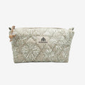 Bolsa de maquillaje acolchado Jade Verde